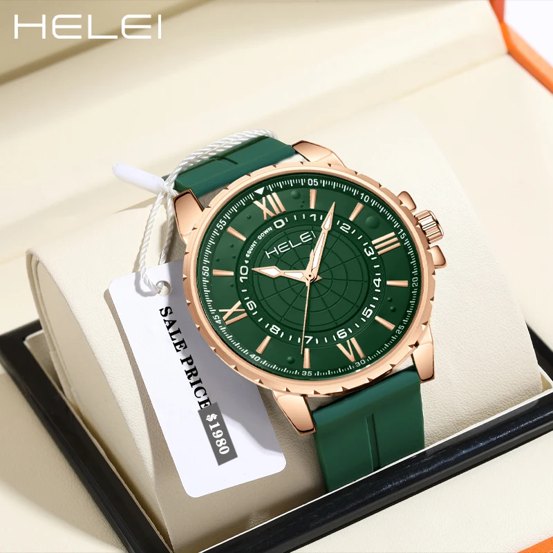 HELEI Hot Model 2024 Helm Series Fashion Gorgeous Multifunction Quartz Movement Men's Quartz Watch Men's Watches
HELEI Hot Model 2024 Helm Series Fashion Gorgeous Multifunction Quartz Movement Men's Quartz Watch Men's Watches