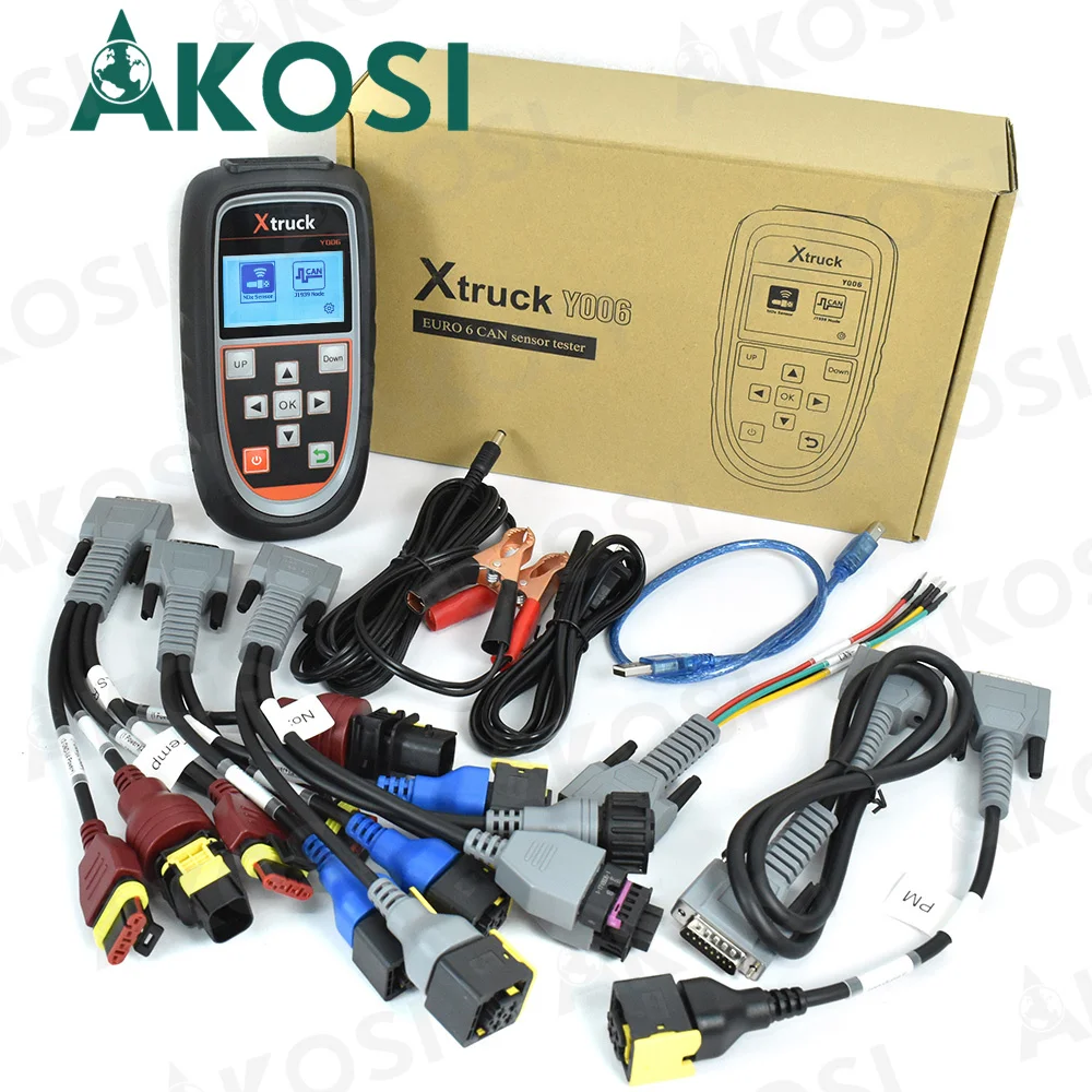 for Xtruck Y006 EURO 6 CAN J1939 Sensor Tester New upgrade Truck Nitrogen Detector Test NOx PM Urea Level Exhaust Temperature
for Xtruck Y006 EURO 6 CAN J1939 Sensor Tester New upgrade Truck Nitrogen Detector Test NOx PM Urea Level Exhaust Temperature