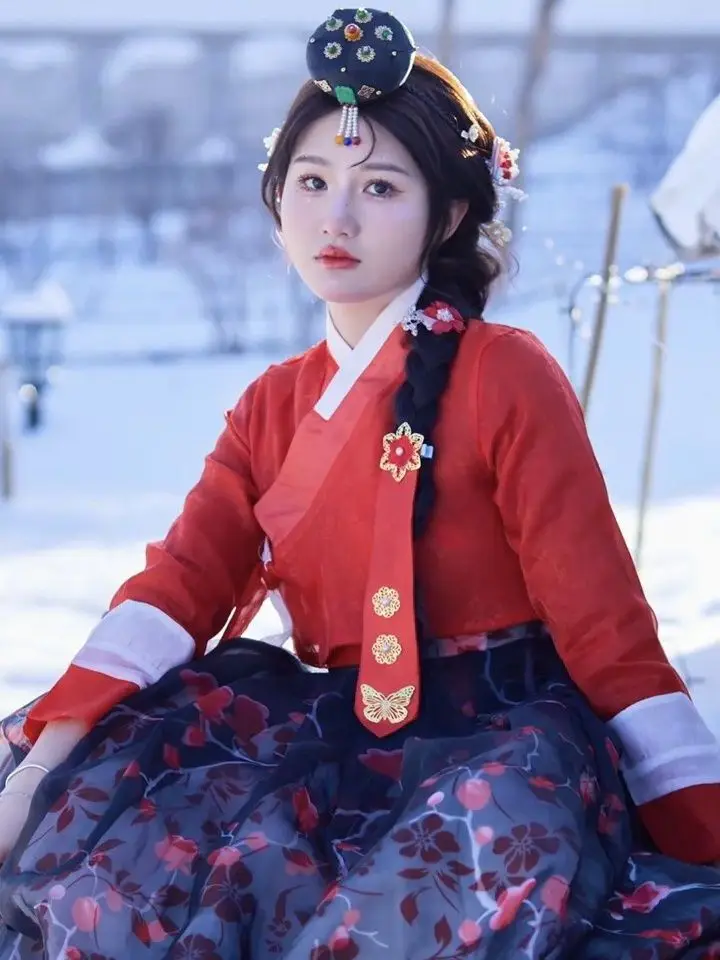 Traditional Korean Clothing Women New Hanbok Dress Ancient Costume Retro Court Korea Stage Performance Wedding Dance Dress
Traditional Korean Clothing Women New Hanbok Dress Ancient Costume Retro Court Korea Stage Performance Wedding Dance Dress