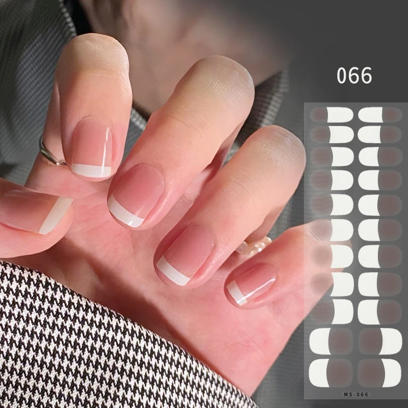 22Tips Semi Cured Gel Nails Stickers Fashion Solid Color Manicure Decal UV LED Lamp Need Gel Nail Decals Nail Sticker Decoration
22Tips Semi Cured Gel Nails Stickers Fashion Solid Color Manicure Decal UV LED Lamp Need Gel Nail Decals Nail Sticker Decoration