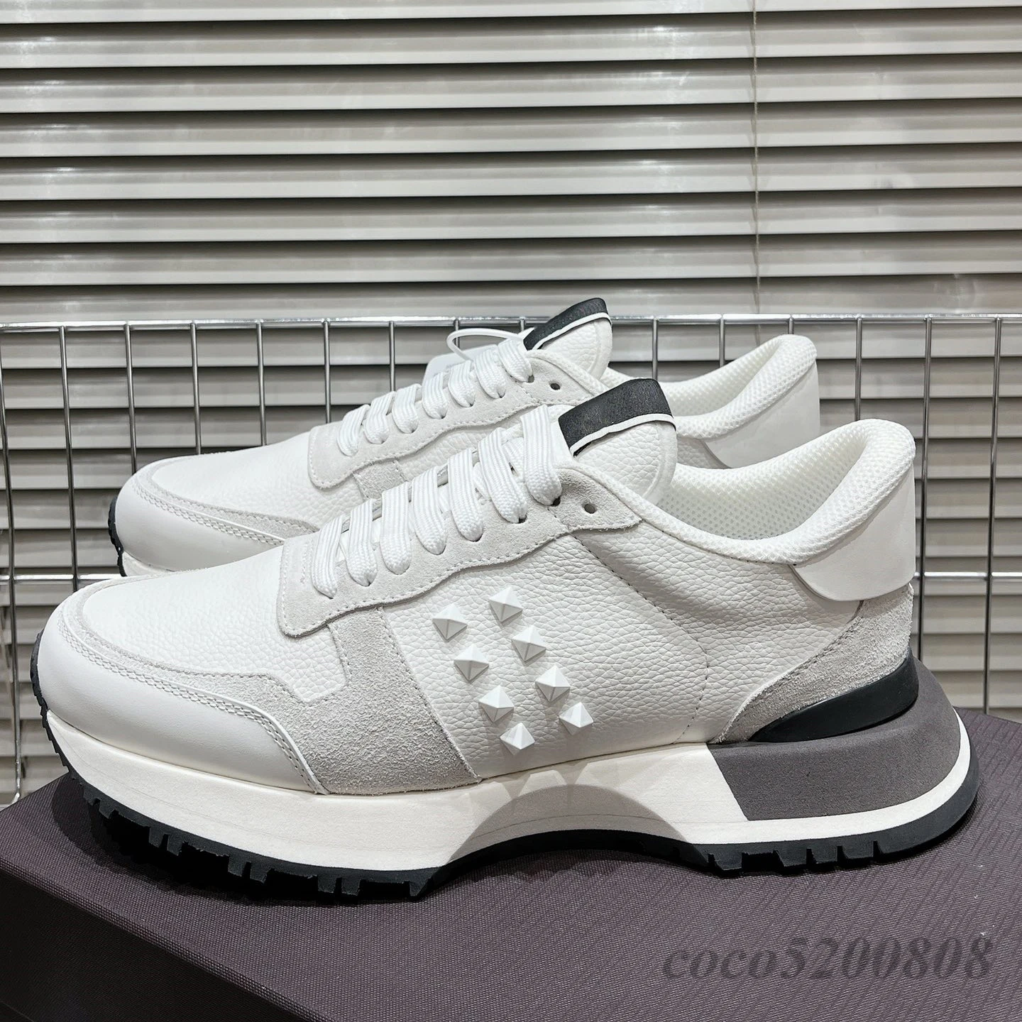 Spring Autumn Women Casual Shoes Genuine Leather Couple Sneakers Rivet Sports Leisure Flats Round Toe trainers Sneakers Loafers
Spring Autumn Women Casual Shoes Genuine Leather Couple Sneakers Rivet Sports Leisure Flats Round Toe trainers Sneakers Loafers