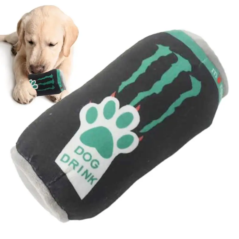 

Плюшевая игрушка-собака, забавная мягкая плюшевая игрушка-собака в форме банка, Интерактивная Жевательная прочная мягкая игрушка-прорезыватель для маленьких и больших собак