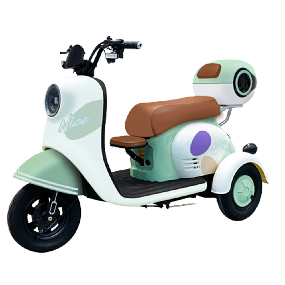 

Recreational Electric Tricycle Network Popular Battery Motorcycle With Triple Brake Lcd Instrument Panel