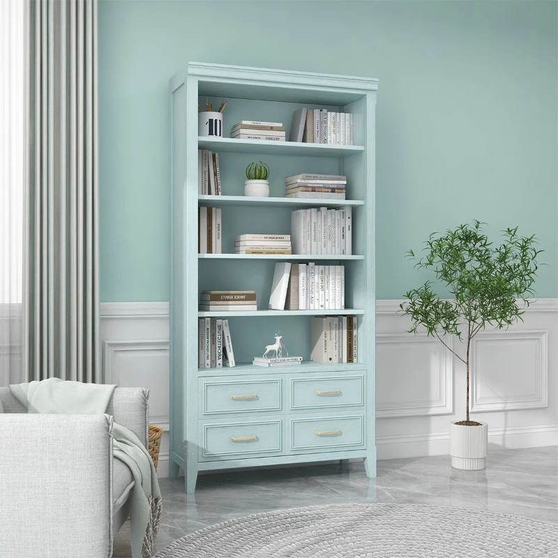 Pastoral Simple Living Room Study Decoration Wall Integrated Storage Cabinet Open High Cabinet
Pastoral Simple Living Room Study Decoration Wall Integrated Storage Cabinet Open High Cabinet