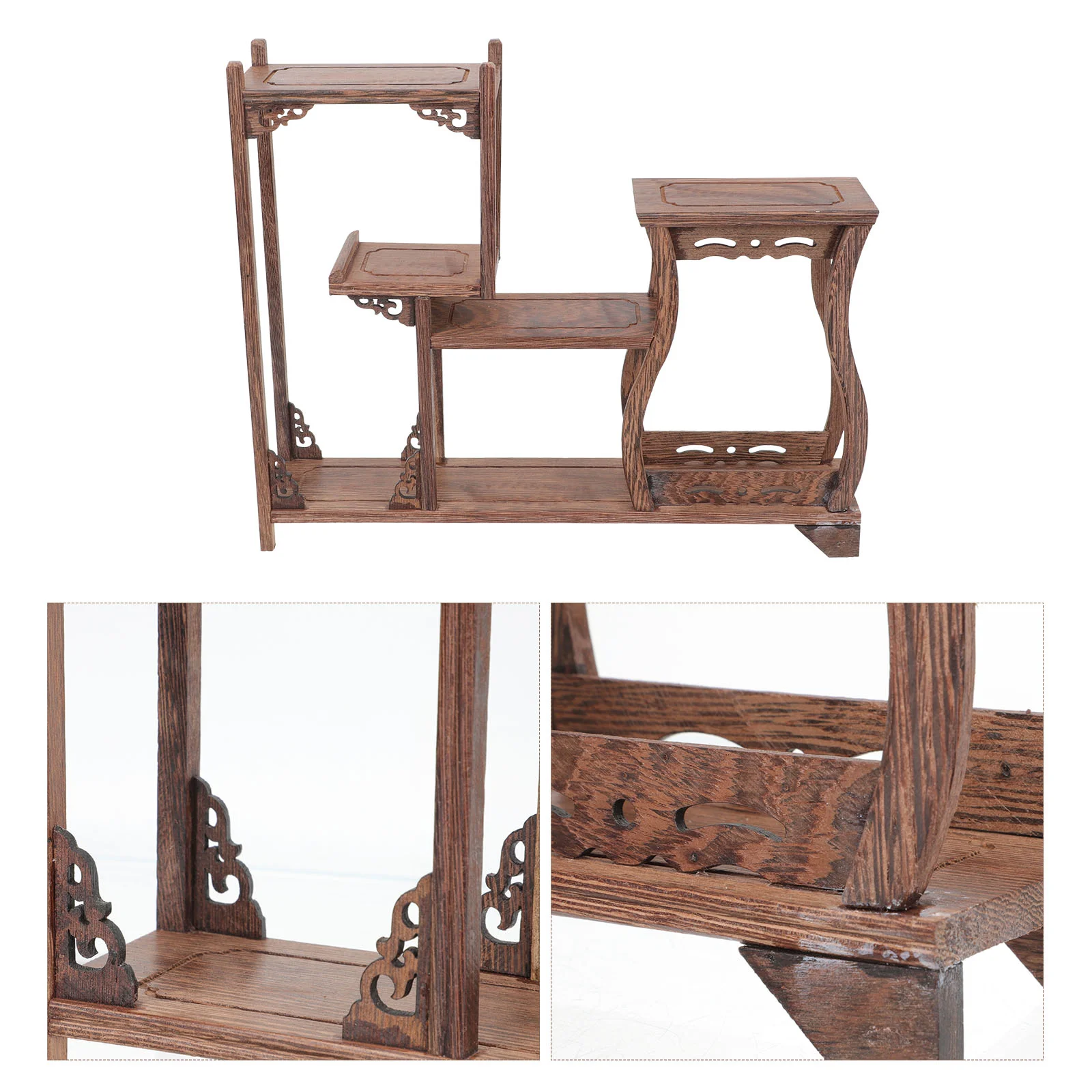 Wooden Display Stand for Tea Canisters, Flower Vases, and Succulent Planters in Home or Office
Wooden Display Stand for Tea Canisters, Flower Vases, and Succulent Planters in Home or Office