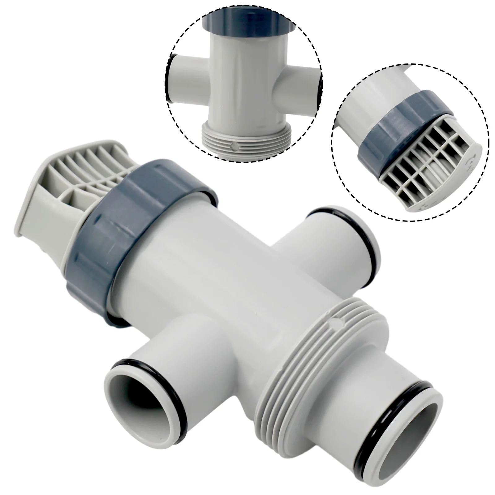 1pcs Plunger Valve 11872 Dual Split Hose Plunger Valve Hose Connector For Intex For Summer Waves Replacement Valve Part
1pcs Plunger Valve 11872 Dual Split Hose Plunger Valve Hose Connector For Intex For Summer Waves Replacement Valve Part