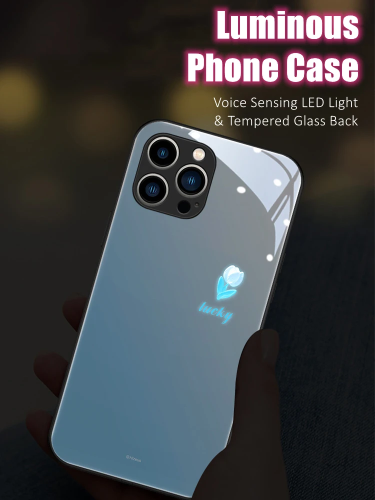 Floral LED Light Glowing Luminous Tempered Glass Back TPU Border Phone Case for Xiaomi 11 12 13 Redmi K40 K50 K60 Pro Lite Ultra
Floral LED Light Glowing Luminous Tempered Glass Back TPU Border Phone Case for Xiaomi 11 12 13 Redmi K40 K50 K60 Pro Lite Ultra
