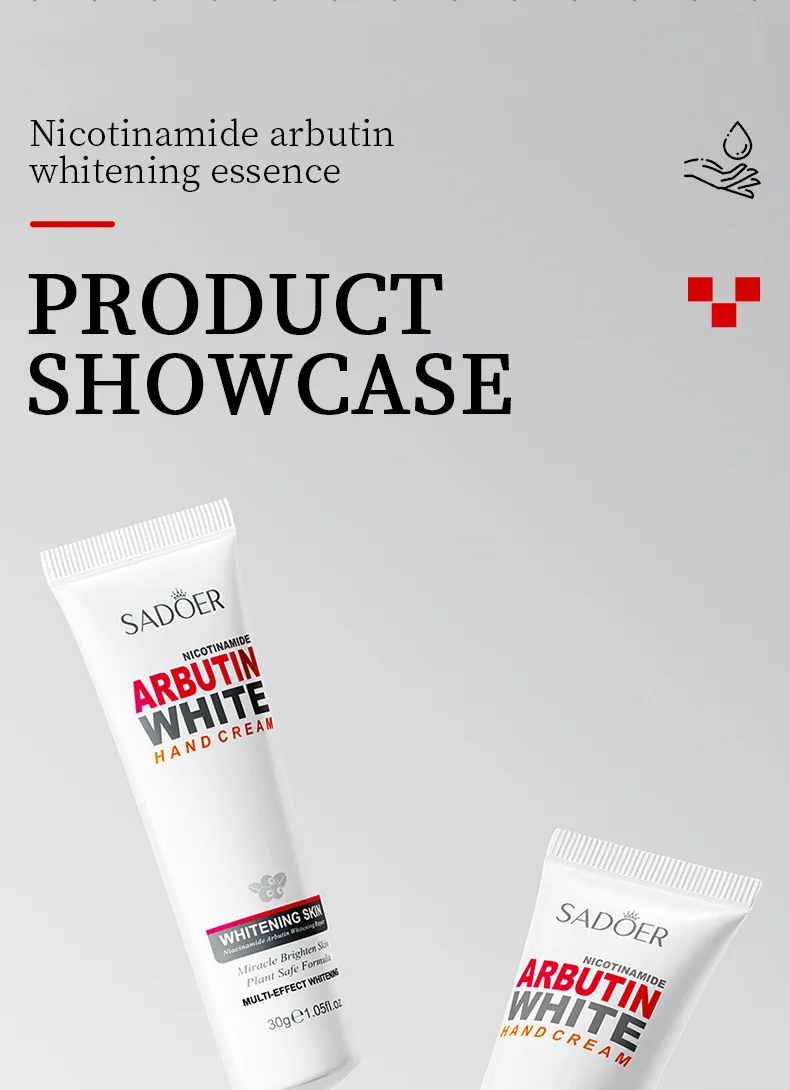 Moisturzing Nicotinamide Arbutin Hand Cream Dry Skin Care Cuticle Oil Whitening Cream Non-Greasy Anti-Aging Natural Hand Cream 19 Sae8c92c061d54bb09c182006679d9855f