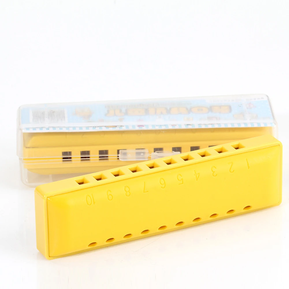 

10 Holes Harmonica Mouth Organ C Tune Plastic Colorful Beginner Children Gift Professional Musical Instrument Accessories