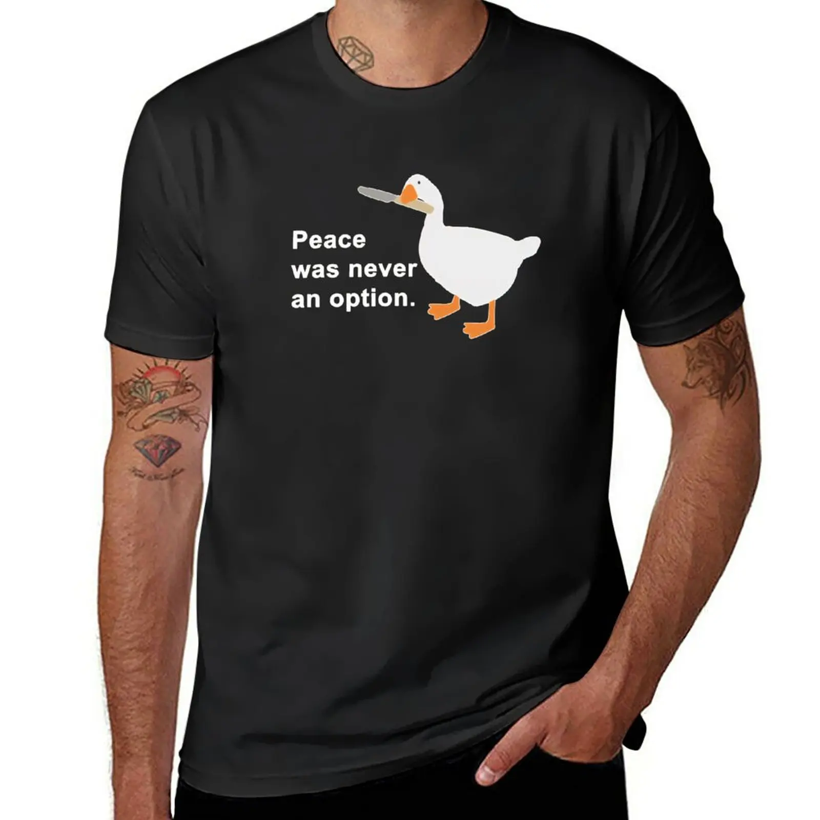 New Peace Was Never An Option Goose T-Shirt blondie t shirt summer clothes men clothing
New Peace Was Never An Option Goose T-Shirt blondie t shirt summer clothes men clothing