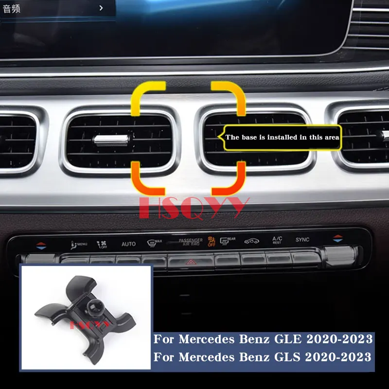 Car Mobile Phone Holder For Mercedes Benz GLE GLS W166 X166 2016-2024 360 Degree Rotating GPS Special Mount Support Accessories
Car Mobile Phone Holder For Mercedes Benz GLE GLS W166 X166 2016-2024 360 Degree Rotating GPS Special Mount Support Accessories