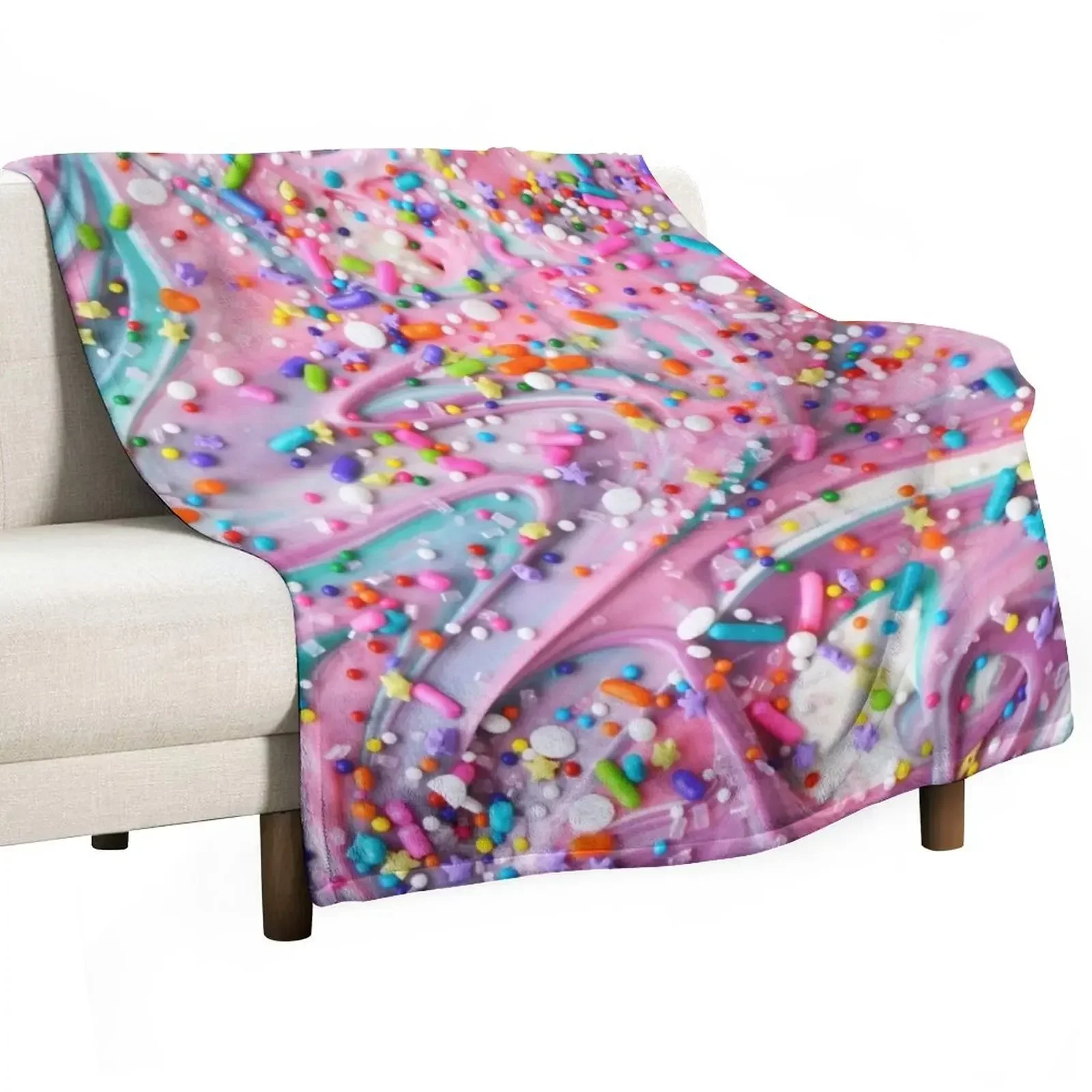 Colorful Candy Swirls with Sprinkles Throw Blanket For Decorative Sofa Fluffy Softs Sofa Quilt Personalized Gift Blankets
Colorful Candy Swirls with Sprinkles Throw Blanket For Decorative Sofa Fluffy Softs Sofa Quilt Personalized Gift Blankets