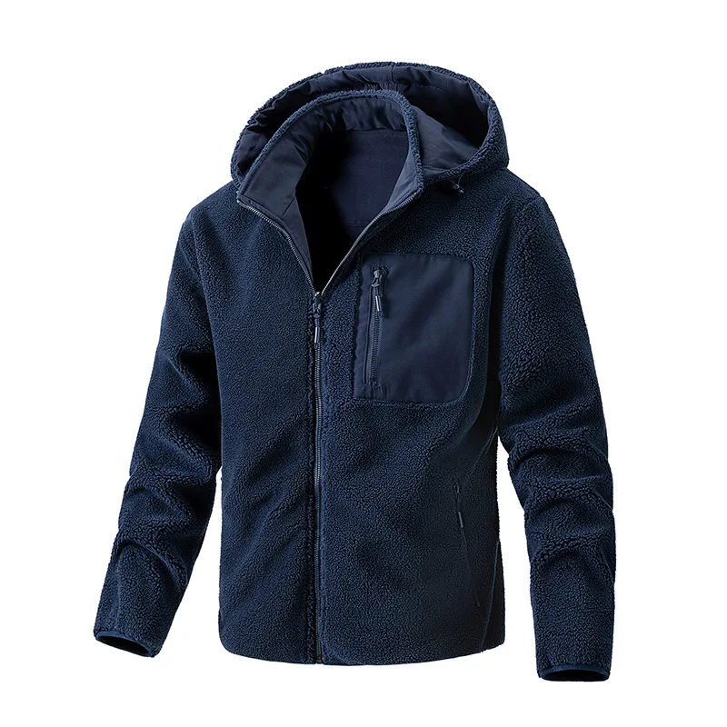 Men's Outerwear Winter Plush Thickened Washed Lapel Korean Version Slim Fitting Fleece Jacket Fashion Youth Top
Men's Outerwear Winter Plush Thickened Washed Lapel Korean Version Slim Fitting Fleece Jacket Fashion Youth Top