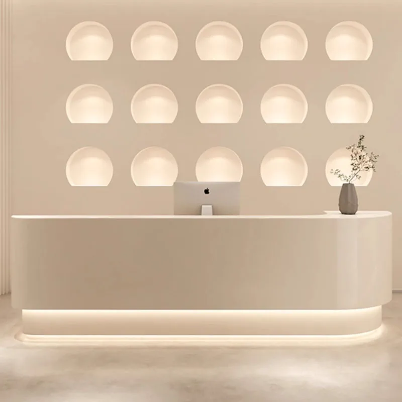 Shop Spa Reception Desk Bar Counter Modern White Conference Cashier Table Reception Desk Salon Bancone Reception Bar Furniture
Shop Spa Reception Desk Bar Counter Modern White Conference Cashier Table Reception Desk Salon Bancone Reception Bar Furniture