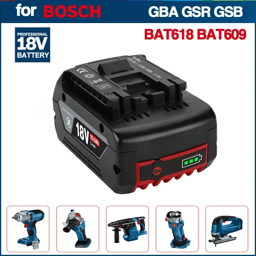 For BOSCH battery 18VGBA180LED-18.0V6.0AH compatible with Bosch lithium-ion 18V 4.0AH/5.0AH/6.0a available BAT609G BAT618 BAT618
For BOSCH battery 18VGBA180LED-18.0V6.0AH compatible with Bosch lithium-ion 18V 4.0AH/5.0AH/6.0a available BAT609G BAT618 BAT618