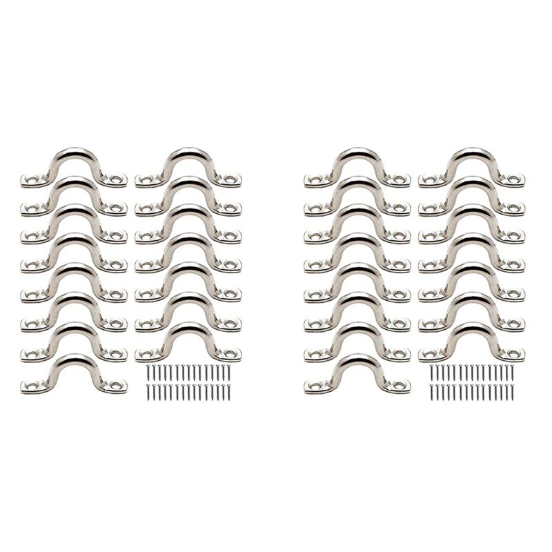30Pcs Stainless Steel Peck Plate Eye Plates Ceiling Hook Kayak Eye Plate Kayak Pad For Kayak Canoe, Kayak Canoe Rigging
30Pcs Stainless Steel Peck Plate Eye Plates Ceiling Hook Kayak Eye Plate Kayak Pad For Kayak Canoe, Kayak Canoe Rigging