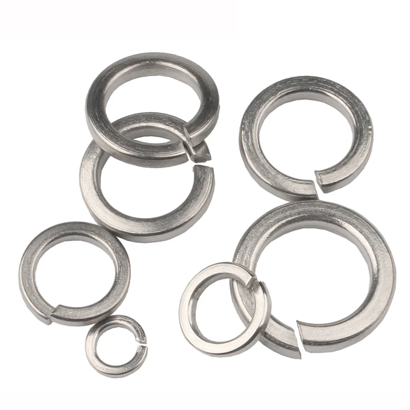 Шайба с пружинным замком A2 304 из нержавеющей стали, блокировка, эластичная прокладка M1.6 M2 M2 M2, 5 M3 M4 M5 M6 M8 M10 M12 M16 M20 GB93