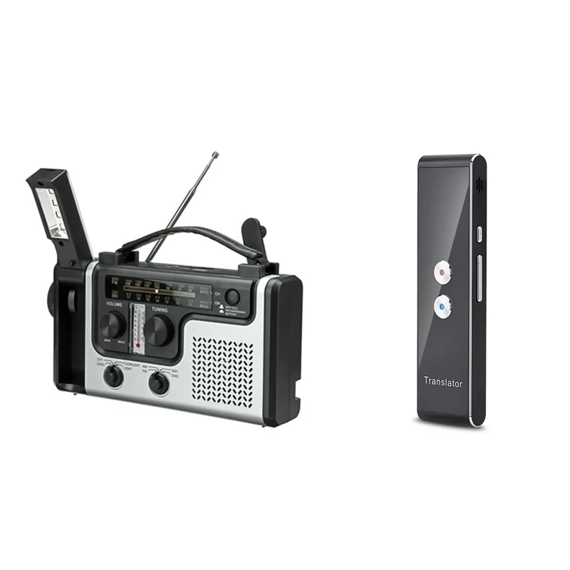 Outdoor Multifunctional Solar Radio Portable FM / AM Radio With T8 Voice Translator 40 Languages Multi Languages
Outdoor Multifunctional Solar Radio Portable FM / AM Radio With T8 Voice Translator 40 Languages Multi Languages