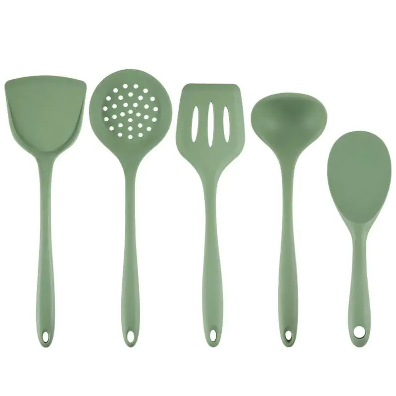 Utensils Avocado Colored Shovel Soup Spoon Baking Tool Silicone Kitchen Kitchenware Resistant To High And Low Temperature
Utensils Avocado Colored Shovel Soup Spoon Baking Tool Silicone Kitchen Kitchenware Resistant To High And Low Temperature