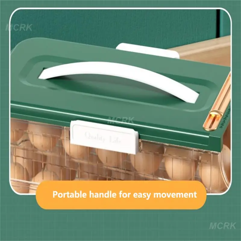 Egg Storage Box Portable Durable Automatic Rolling Type Large Capacity Rolling Eggs Storages Box Container Home Kitchen
Egg Storage Box Portable Durable Automatic Rolling Type Large Capacity Rolling Eggs Storages Box Container Home Kitchen