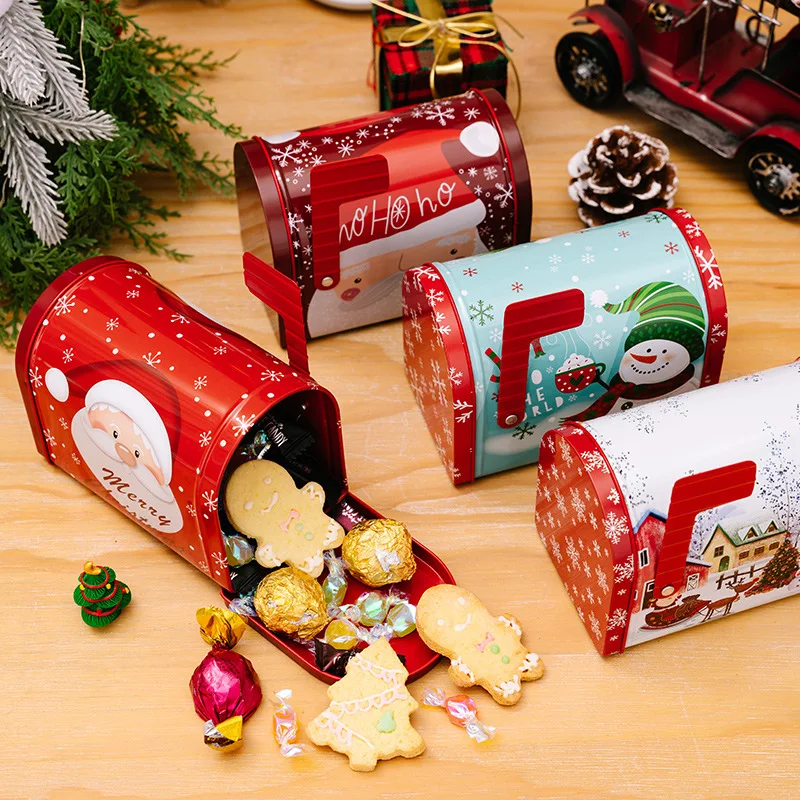 Christmas Candy Decorations Mailbox Ornament Theme Gift Box Mailbox Shape Creative Tinplate Box Party Decor Supplies New Year
Christmas Candy Decorations Mailbox Ornament Theme Gift Box Mailbox Shape Creative Tinplate Box Party Decor Supplies New Year