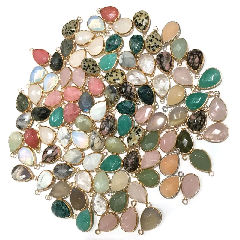 1 piece Natural Stone Cut face pendant Water drop shape Exquisite Pendants for Jewelry Making Diy necklace accessories 14x22mm
1 piece Natural Stone Cut face pendant Water drop shape Exquisite Pendants for Jewelry Making Diy necklace accessories 14x22mm