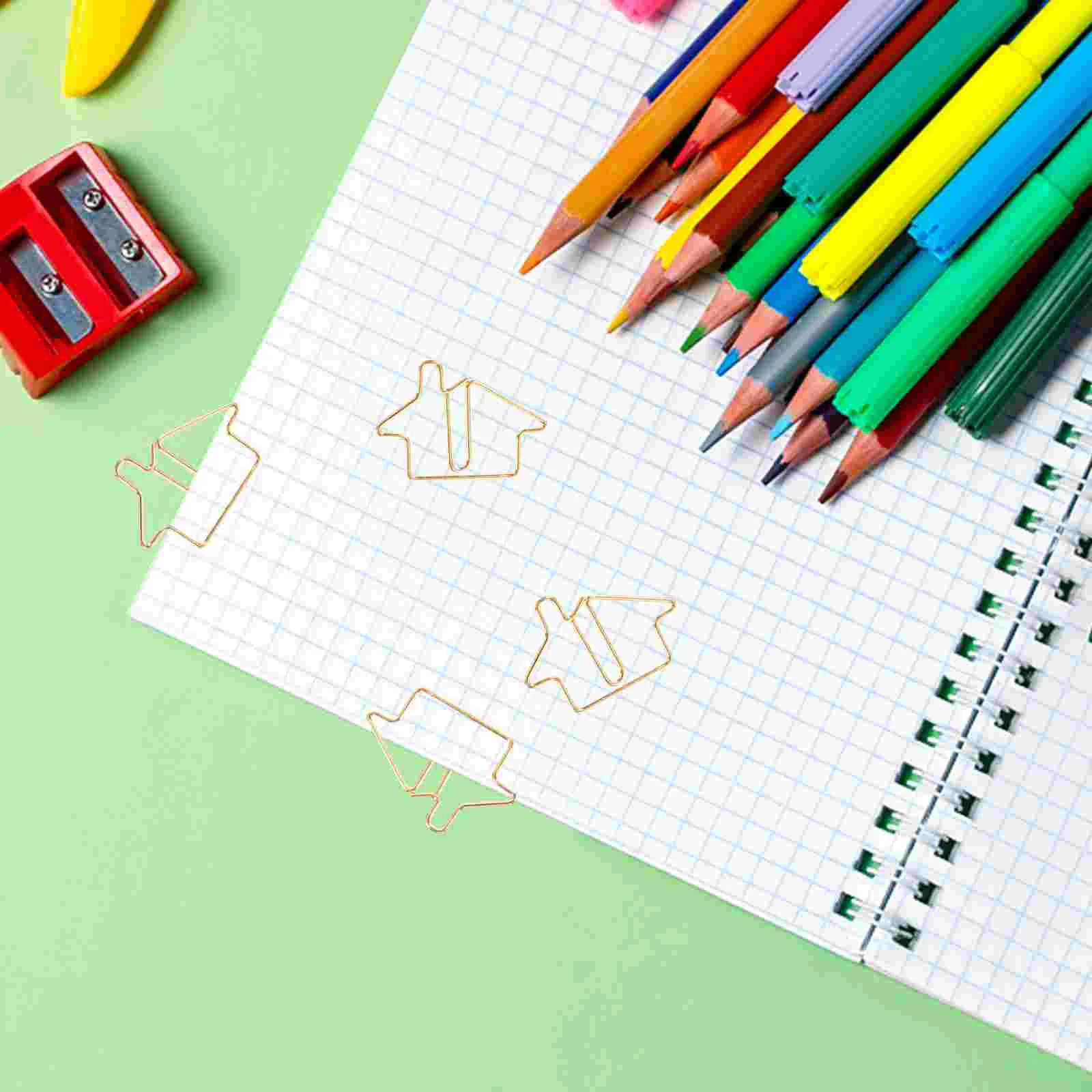 50 Pcs Folder Special-shaped Paper Clip Metal House Bookmark Cute Cartoon 50pcs Gold Office Decor Carbon Steel Fun Clips
50 Pcs Folder Special-shaped Paper Clip Metal House Bookmark Cute Cartoon 50pcs Gold Office Decor Carbon Steel Fun Clips