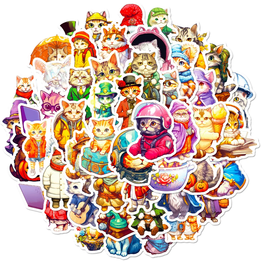 10/50Pcs Funny Cat Stickers Cartoon Cute Decals Toy Stationery Guitar Phone Bicycle Laptop Luggage Car Graffiti Kids Sticker
10/50Pcs Funny Cat Stickers Cartoon Cute Decals Toy Stationery Guitar Phone Bicycle Laptop Luggage Car Graffiti Kids Sticker