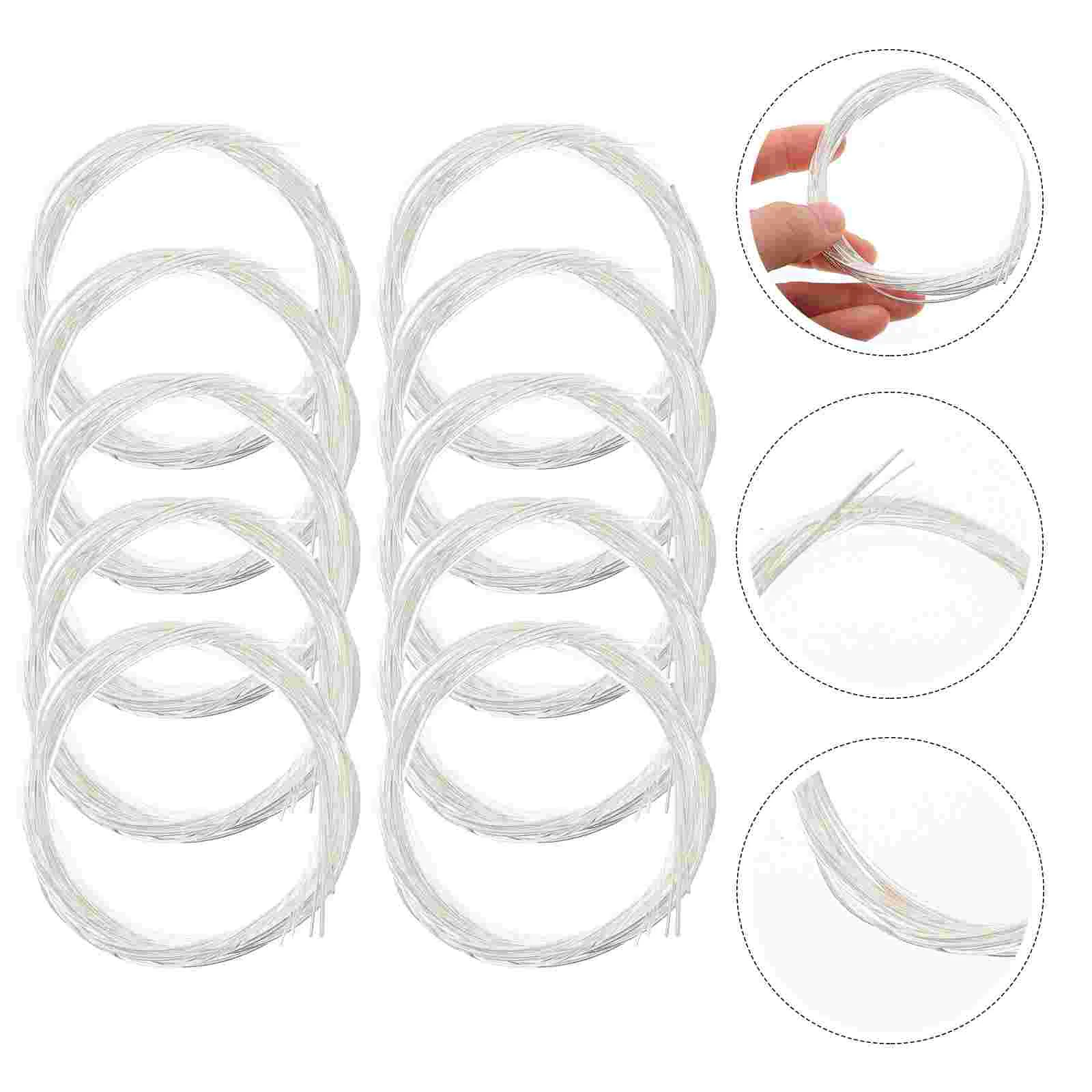 10 Packs Guitar Nylon Strings Accessories Parts Acoustic Accessory Silver Supplies
10 Packs Guitar Nylon Strings Accessories Parts Acoustic Accessory Silver Supplies