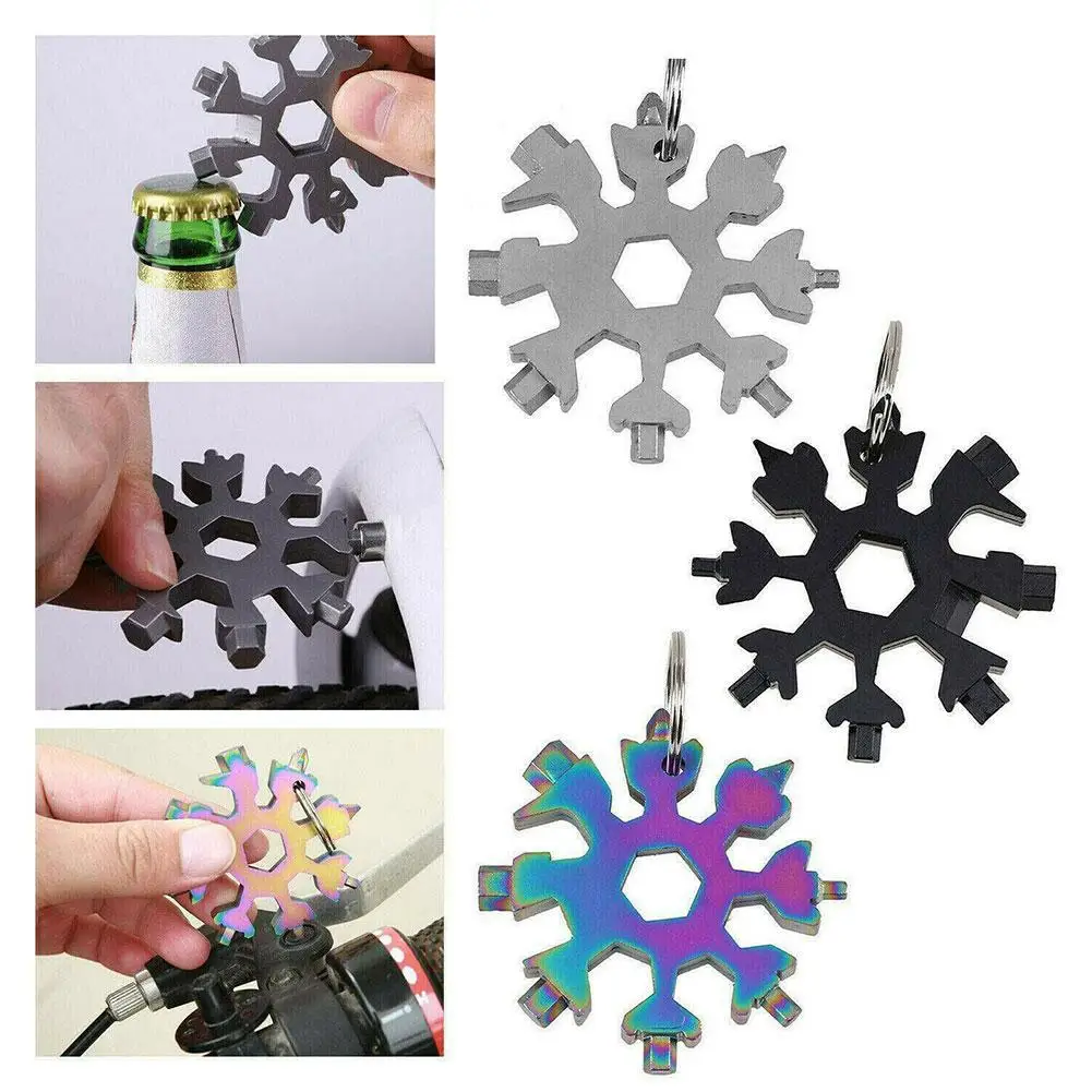 Screwdriver Wrench Popular 1 Multi-Tool Outdoor Convenient Snowflake Shape Small Practical Stainless Steel Multifunction
Screwdriver Wrench Popular 1 Multi-Tool Outdoor Convenient Snowflake Shape Small Practical Stainless Steel Multifunction
