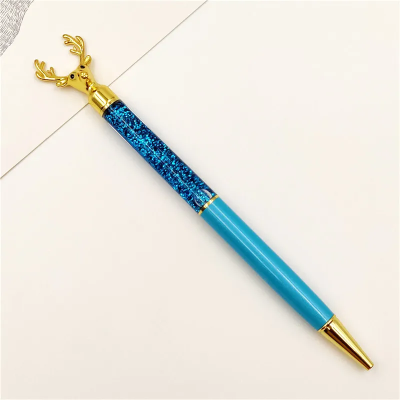 1 Piece Christmas Elk's Ballpoint Flow Oil Flower Wedding Metal Copper Quicksand Pen Office School Stationery Rose Gold Gift
1 Piece Christmas Elk's Ballpoint Flow Oil Flower Wedding Metal Copper Quicksand Pen Office School Stationery Rose Gold Gift