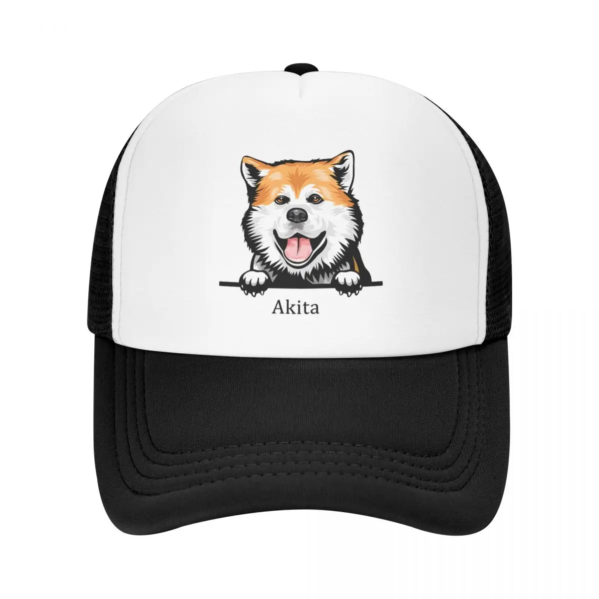 Custom Classic Unisex Peeking Dog Akita Trucker Hat Adult Pet Animal Adjustable Baseball Cap for Men Women Hip Hop
Custom Classic Unisex Peeking Dog Akita Trucker Hat Adult Pet Animal Adjustable Baseball Cap for Men Women Hip Hop