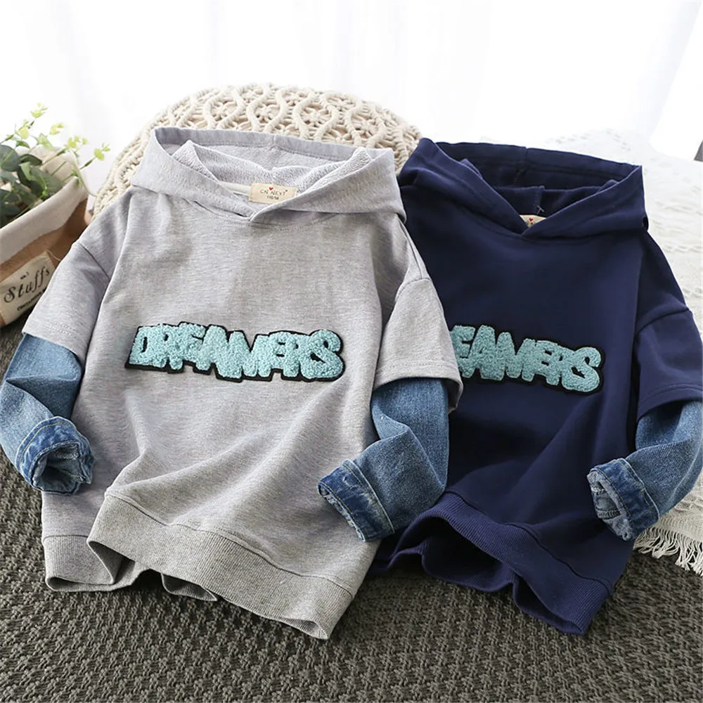 4 5 6 7 8 9 10 11 12 Years Teenage Boys Spring Tops New Long Sleeve Kid Letter Hooded Tops Outerwear Boy's Sweatshirt Outfits
4 5 6 7 8 9 10 11 12 Years Teenage Boys Spring Tops New Long Sleeve Kid Letter Hooded Tops Outerwear Boy's Sweatshirt Outfits