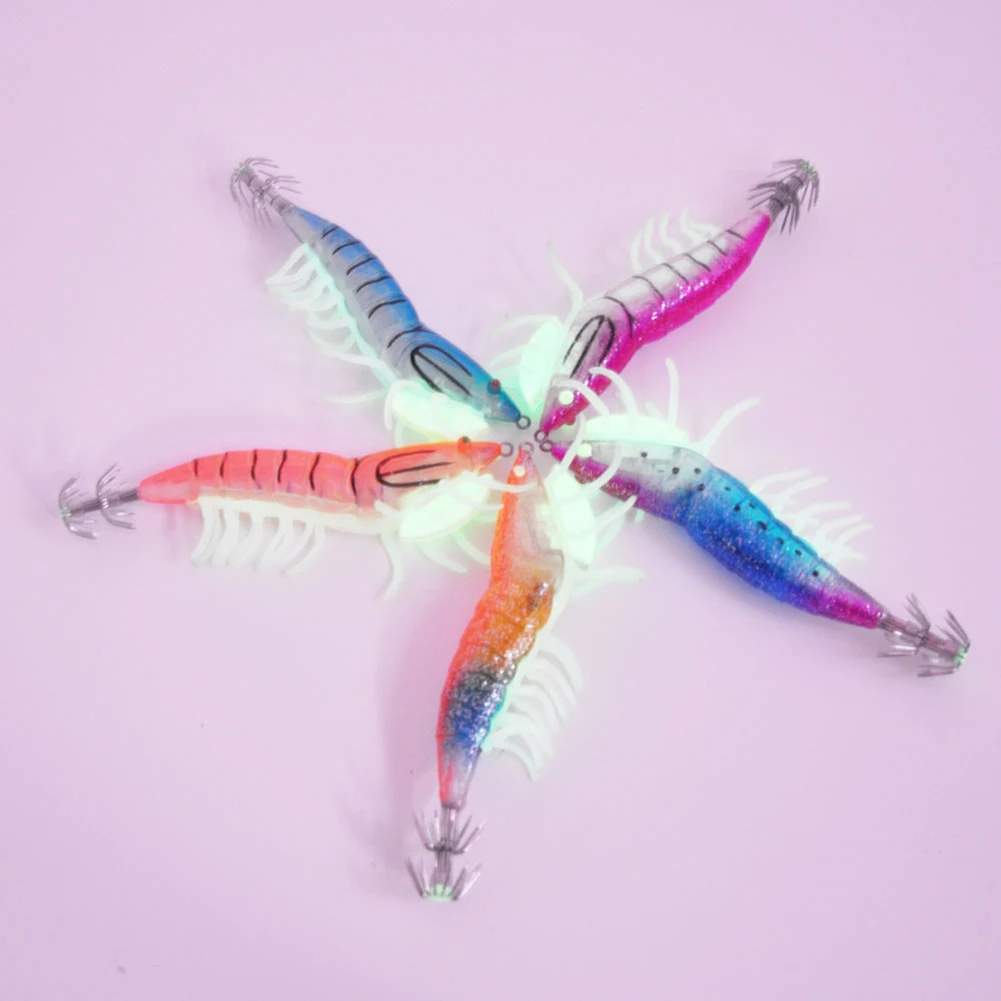 120mm Shrimp Egi Lure Luminous Squid Fishing Lure Jigs Octopus Calamar Cuttlefish Lure For Sea Fishing Squid Jigging Lures
120mm Shrimp Egi Lure Luminous Squid Fishing Lure Jigs Octopus Calamar Cuttlefish Lure For Sea Fishing Squid Jigging Lures