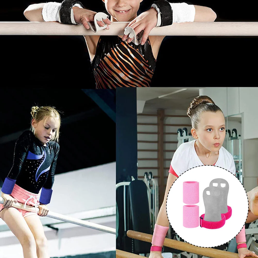 

Gymnastics Grips Palm Lifting Wrist Kids Wristbands Womens Womens Barbell Protector Weightlifting Hand Equipment Girls