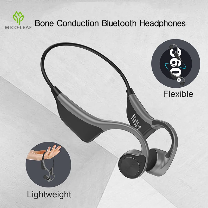 Bone Conduction Bluetooth-Compatible Headphones Wireless Earphones Waterproof Sport Running Headsets with Mic for Iphone Xiaomi
Bone Conduction Bluetooth-Compatible Headphones Wireless Earphones Waterproof Sport Running Headsets with Mic for Iphone Xiaomi