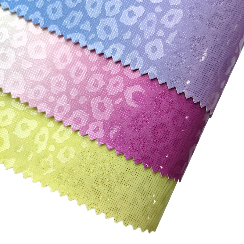 Rainbow Leopard Printed Embossed PU Faux Leather Fabric for Hair Bows Earrings Crafts Phone Case Key Chain DIY Material 30*135CM
Rainbow Leopard Printed Embossed PU Faux Leather Fabric for Hair Bows Earrings Crafts Phone Case Key Chain DIY Material 30*135CM