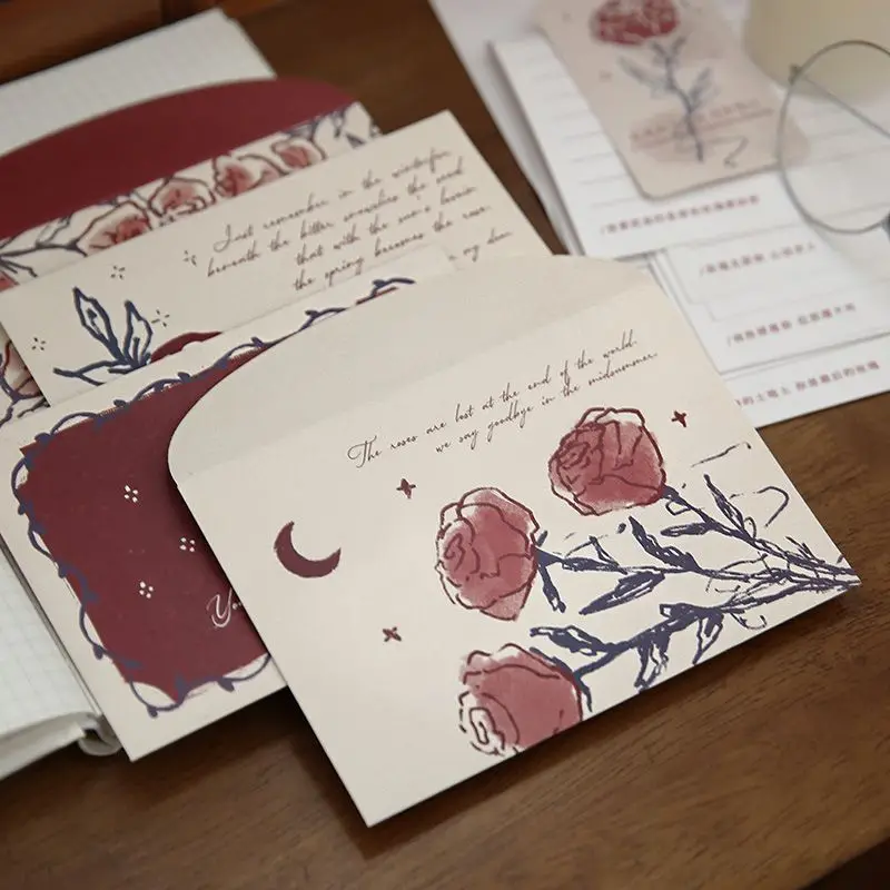 Rose And Her Handwritten Letter Sign Love Letter Set Greeting Card Envelope Letter Paper Postcard Birthday
Rose And Her Handwritten Letter Sign Love Letter Set Greeting Card Envelope Letter Paper Postcard Birthday