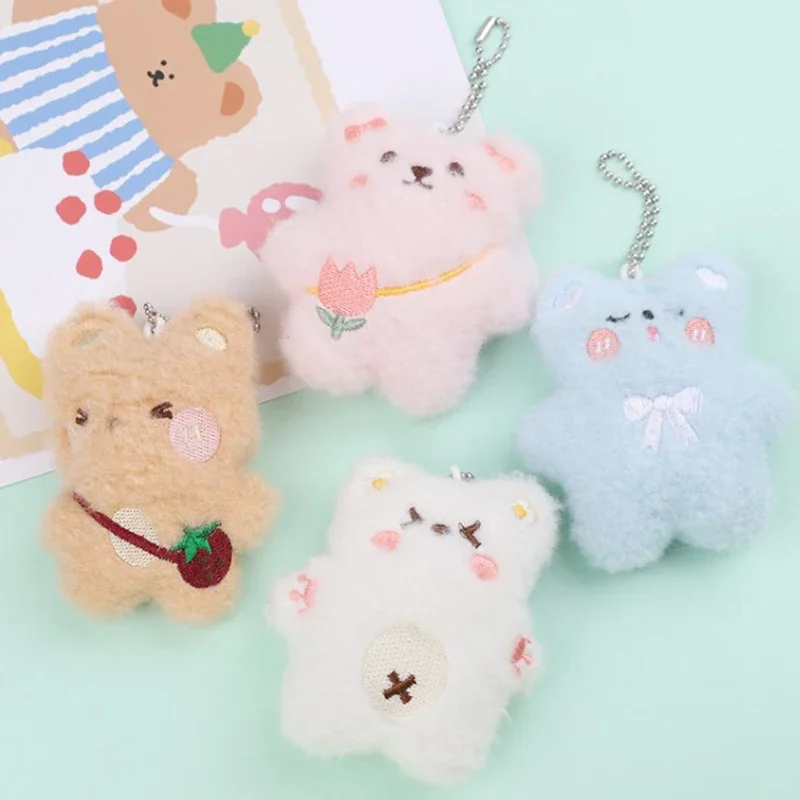 1pc Cute Little Bear Plush Doll Pendant Bag Pendant Stuffed Soft Cartoon Keychain Decoration Creative Key Ring Birthday Gift
1pc Cute Little Bear Plush Doll Pendant Bag Pendant Stuffed Soft Cartoon Keychain Decoration Creative Key Ring Birthday Gift