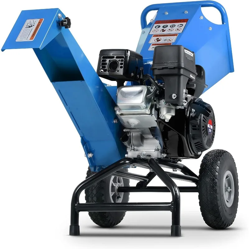 Wood Chipper Shredder Mulcher, Heavy Duty, 7 Gas Powered, Compact Rotor Assembly, 3 Inch Max Capacity
Wood Chipper Shredder Mulcher, Heavy Duty, 7 Gas Powered, Compact Rotor Assembly, 3 Inch Max Capacity