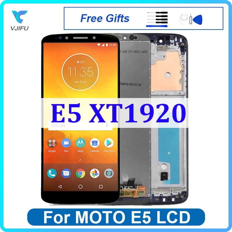 5.7" Original LCD For Motorola E5 XT1920 Display Touch Screen For Moto E 5th Gen Digitizer Assembly Replacement Phone Repair
5.7" Original LCD For Motorola E5 XT1920 Display Touch Screen For Moto E 5th Gen Digitizer Assembly Replacement Phone Repair