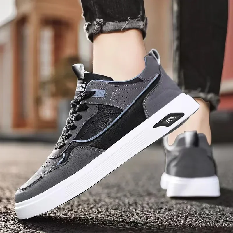 Outdoor men's shoes, spring breathable, 2024 new student leather surface, youth board shoes, men's versatile casual sports
Outdoor men's shoes, spring breathable, 2024 new student leather surface, youth board shoes, men's versatile casual sports