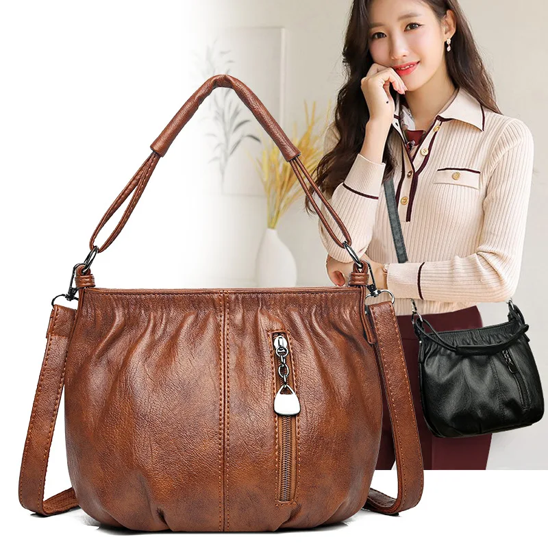 

Fashion Women's Bag,Retro Small Handbag, Trendy Shoulder Bag, Multi-Layer Tote Bag Large Capacity Totes Crossbody Bags