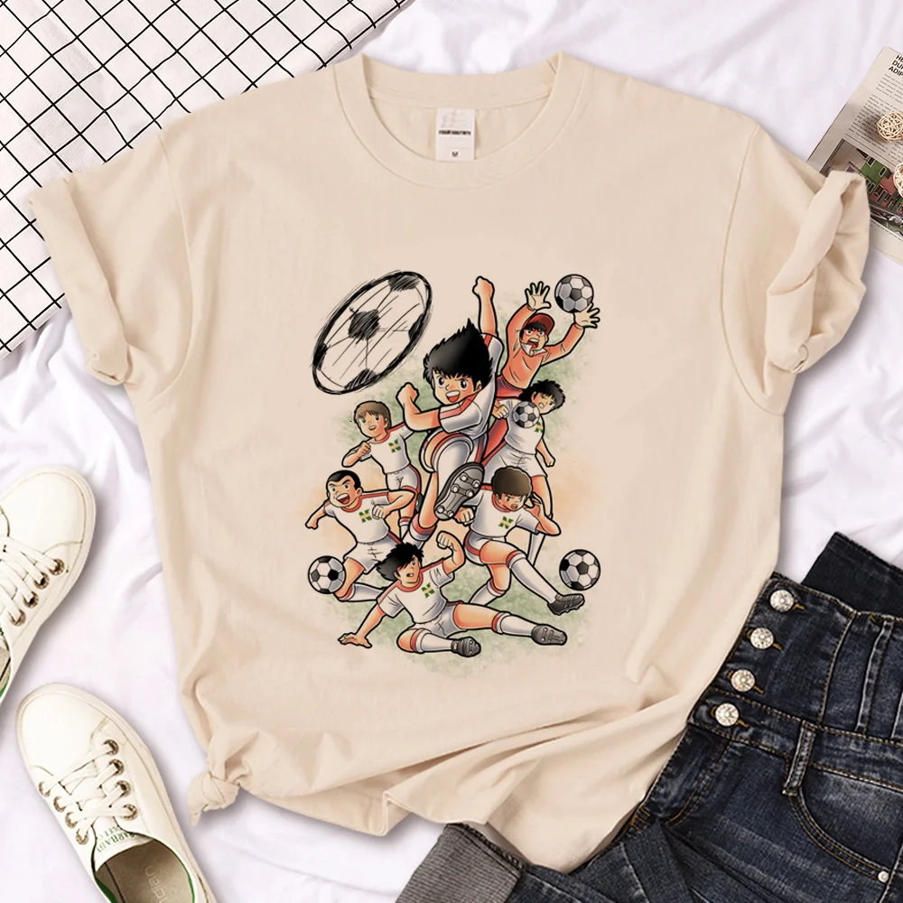 Captain Tsubasa t shirt women designer Y2K streetwear t-shirts female streetwear anime 2000s clothing
Captain Tsubasa t shirt women designer Y2K streetwear t-shirts female streetwear anime 2000s clothing