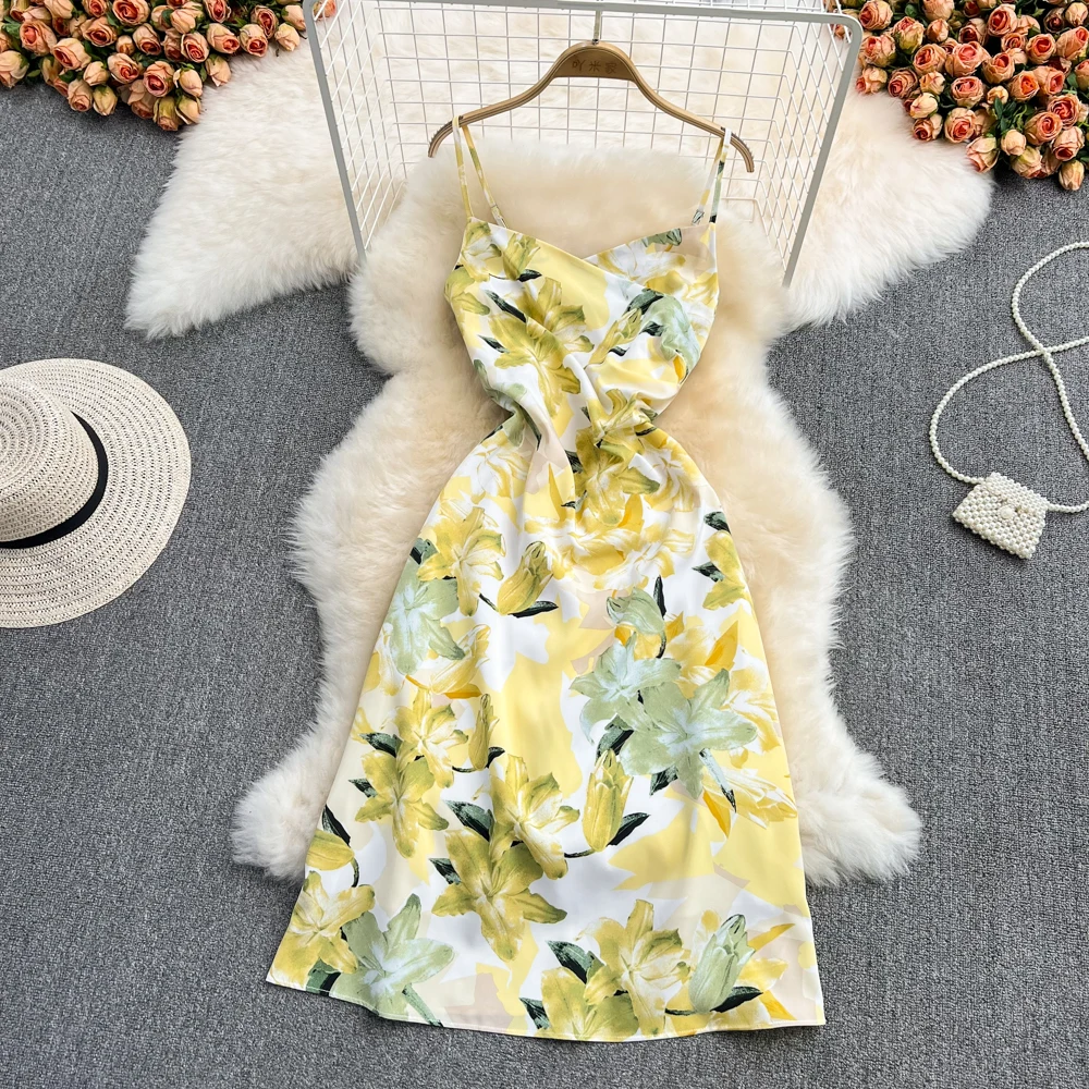 Печатная подвеска платье из шифона, летнее пляжное платье на морском курорте, приталенное тонкое платье знаменитостей
Печатная подвеска платье из шифона, летнее пляжное платье на морском курорте, приталенное тонкое платье знаменитостей