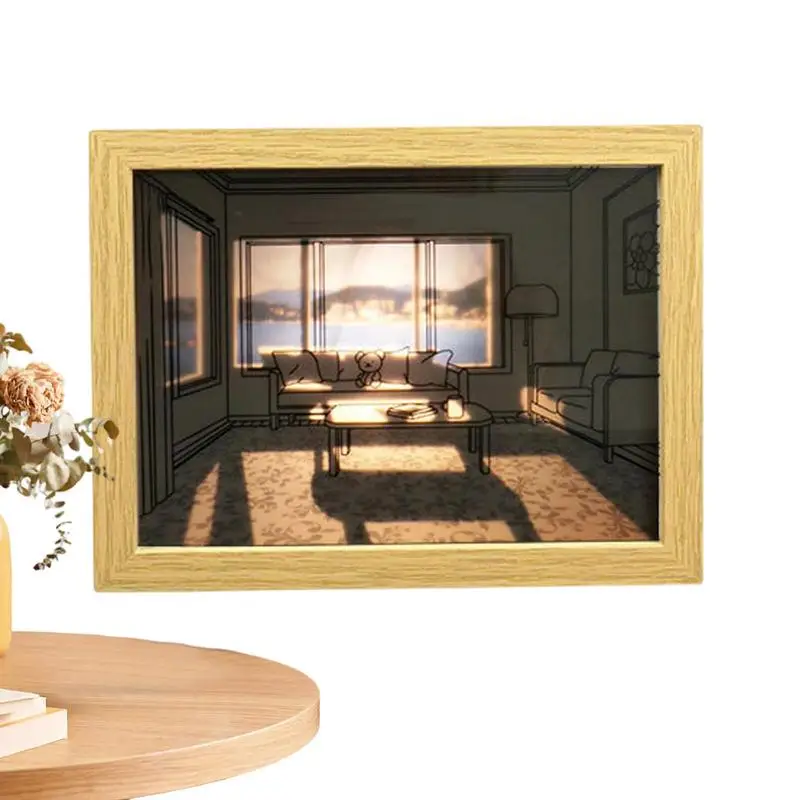 Glowing Photo Frame Led Picture Frame Art Painting Amazing Contrast And Three-Dimensional Shapes For Restroom Living Room Study
Glowing Photo Frame Led Picture Frame Art Painting Amazing Contrast And Three-Dimensional Shapes For Restroom Living Room Study