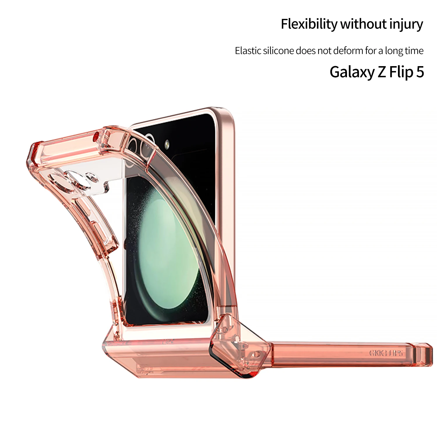 Simple Shaft Folding Transparent Phone Case For Samsung Galaxy Z Flip 5 Four Corners Against Fall All-inclusive Protective Cover
Simple Shaft Folding Transparent Phone Case For Samsung Galaxy Z Flip 5 Four Corners Against Fall All-inclusive Protective Cover