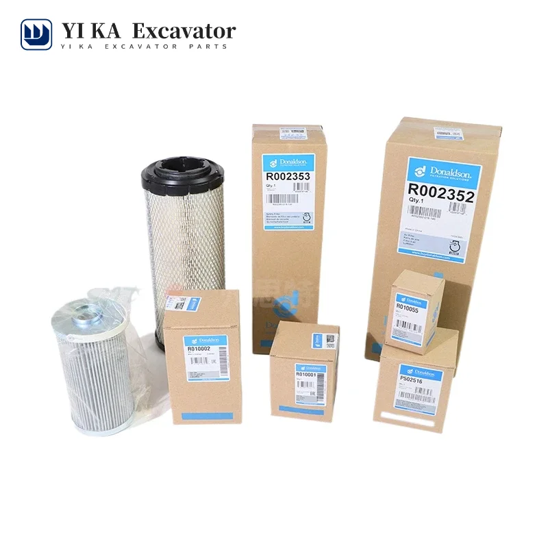 For Liugong CLG906D Donaldson: air filter/mechanical filter/fuel filter/oil-water separator/pilot filter/hydraulic filter 
For Liugong CLG906D Donaldson: air filter/mechanical filter/fuel filter/oil-water separator/pilot filter/hydraulic filter
