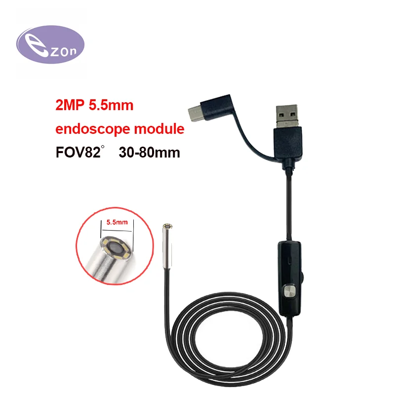 2MP1080P high-definition endoscope diameter 5.5mm pipe auto repair inspection using OV2760 USB camera 3.5m 3 in 1 cable
2MP1080P high-definition endoscope diameter 5.5mm pipe auto repair inspection using OV2760 USB camera 3.5m 3 in 1 cable