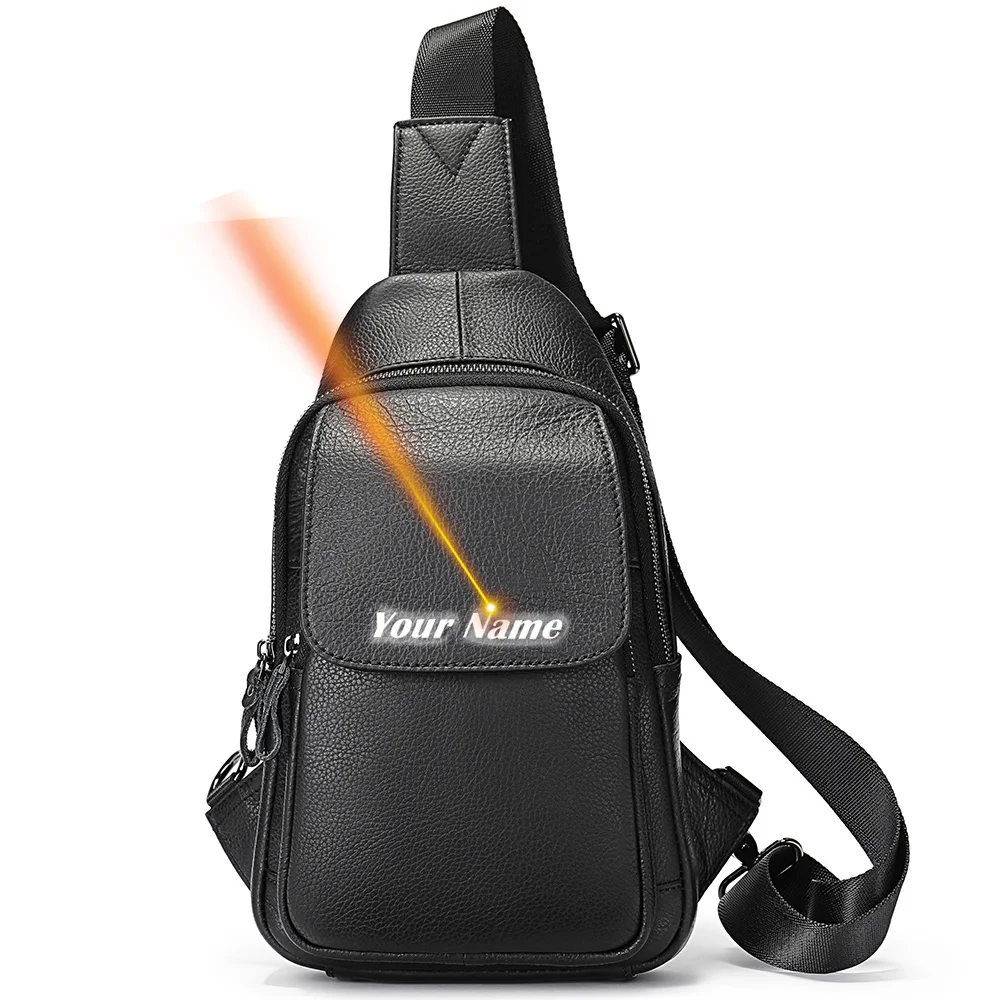Genuine Leather Chest Bag Casual Men's Shoulder Bag Vintage Crossbody Bags For Men Cross Bags Designer Men's Purse Black
Genuine Leather Chest Bag Casual Men's Shoulder Bag Vintage Crossbody Bags For Men Cross Bags Designer Men's Purse Black